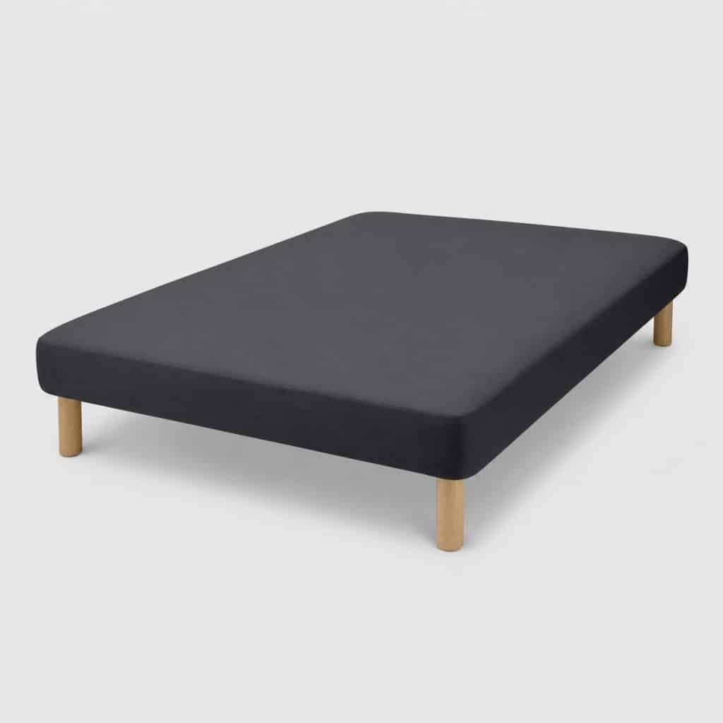 Cache-sommier 140 × 190 cm en jersey coton, vue d'ensemble