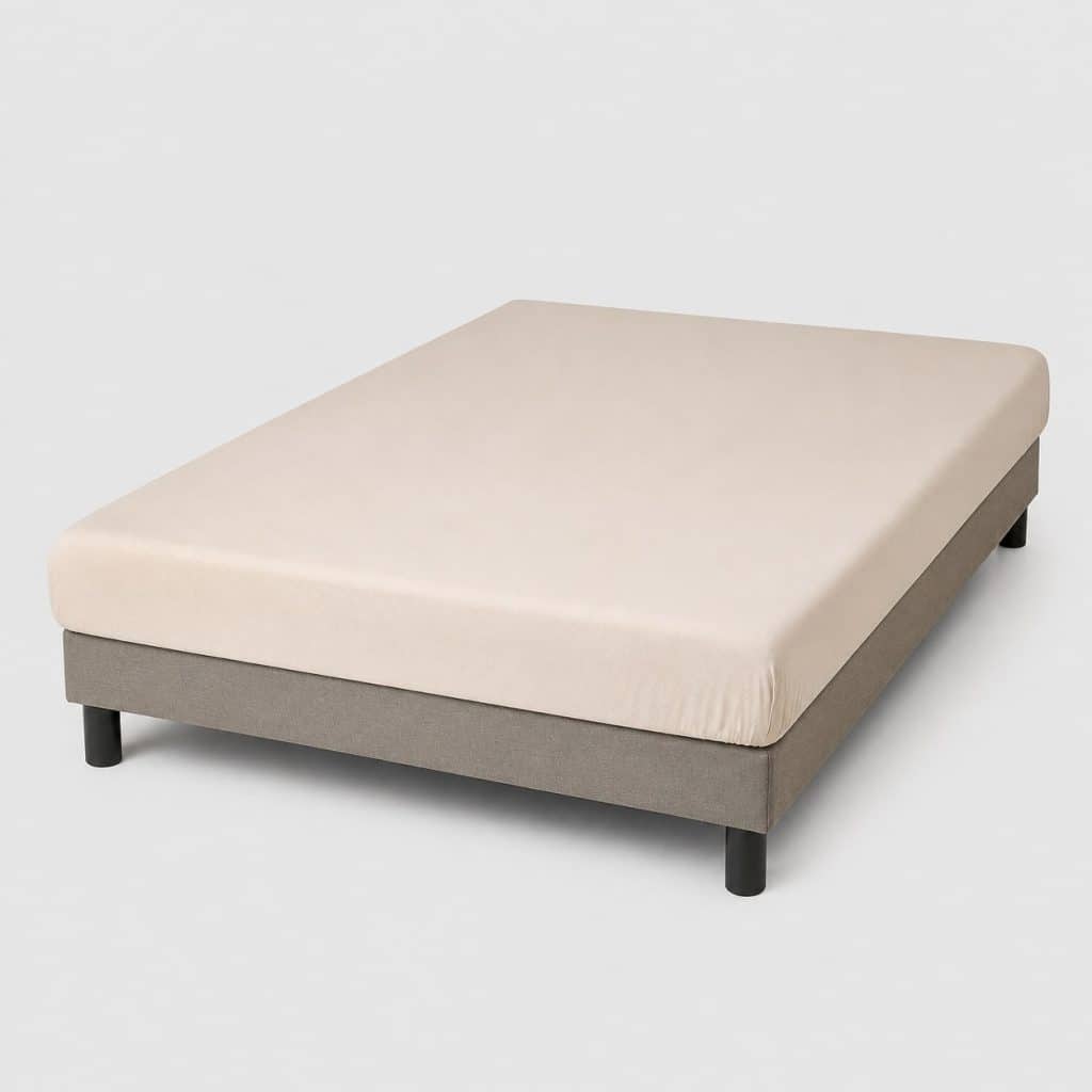 Cache-sommier 160 × 200 cm en coton jersey, vue d'ensemble
