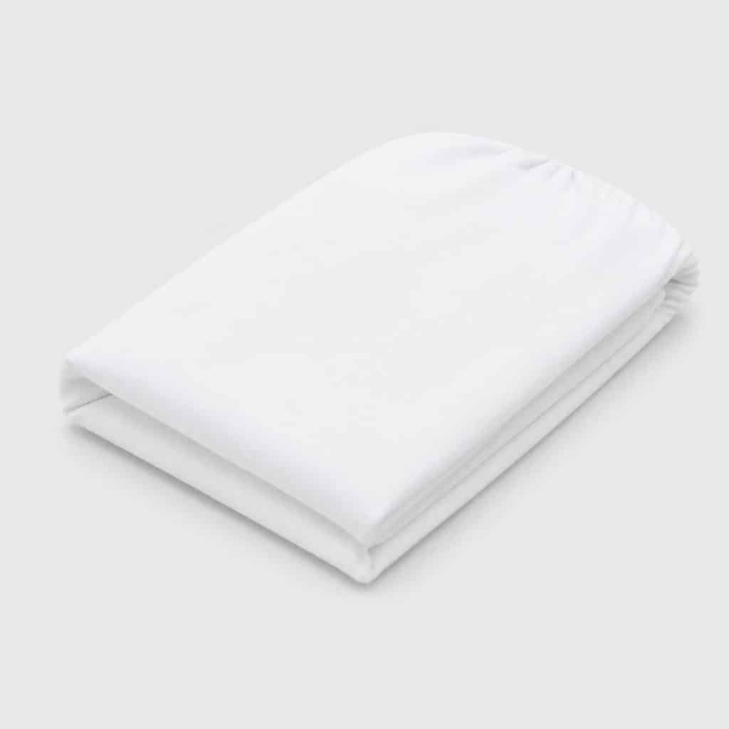Housse pour matelas à langer posée à plat