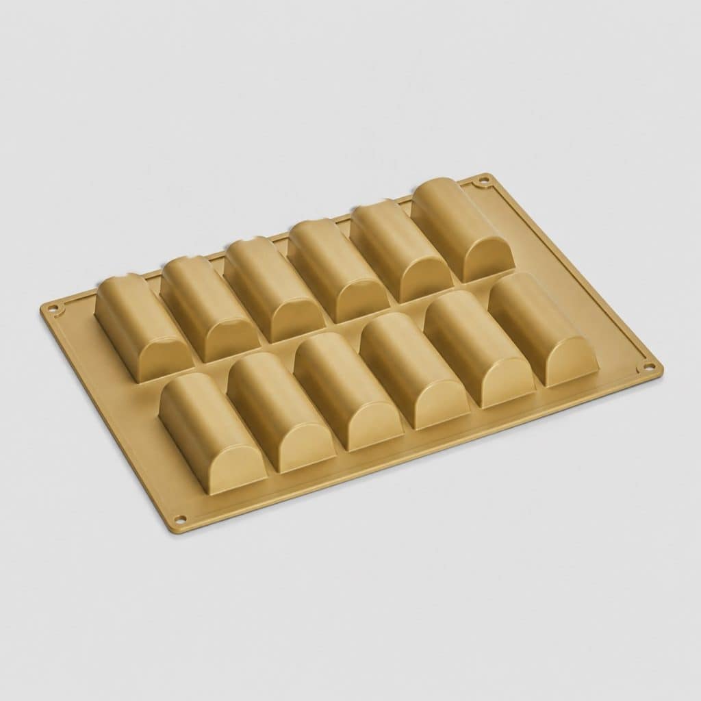 Moule à bûches individuelles en silicone