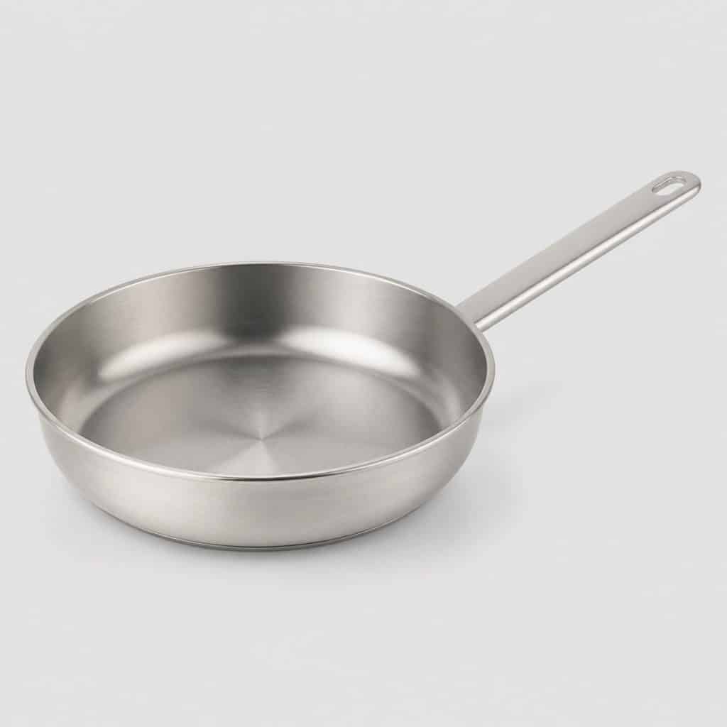 Poêle inox fond diffusant multicouche 26 cm, vue d'ensemble