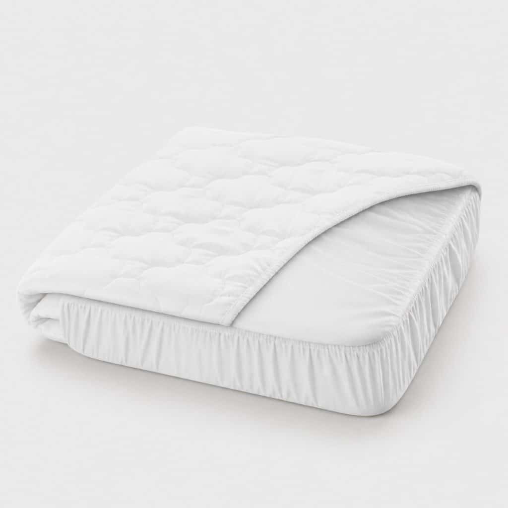 Protège-matelas grands bonnets 180 × 200 cm sur un lit double